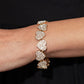 Headliner Heart - Gold - Paparazzi Bracelet Image