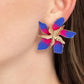 Warped Wallflower - Multi - Paparazzi Earring Image