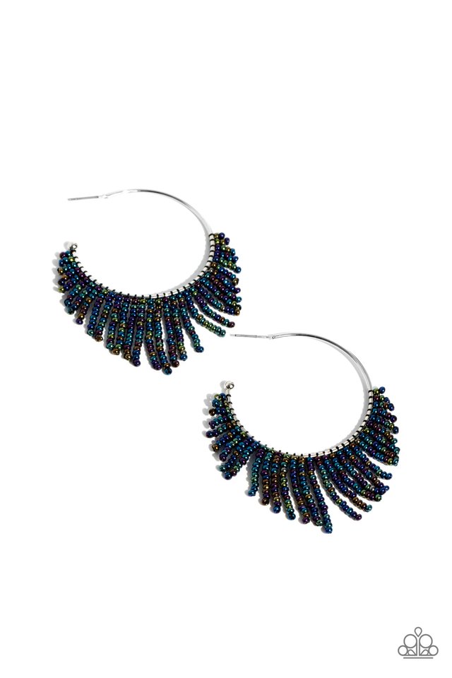 Tailored Tassel - Multi - Paparazzi Earring Image