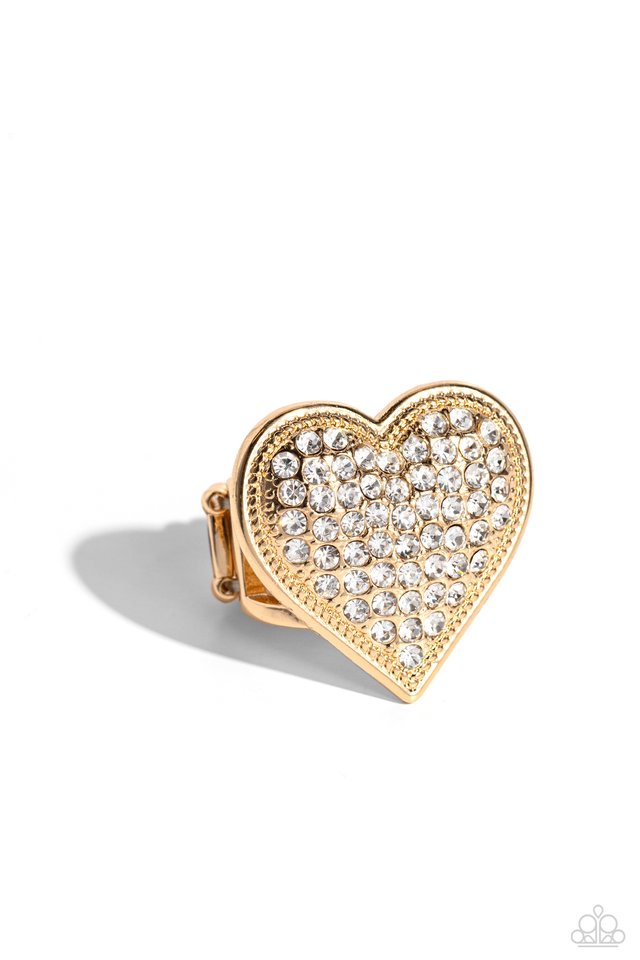 Sweet Serendipity - Gold - Paparazzi Ring Image