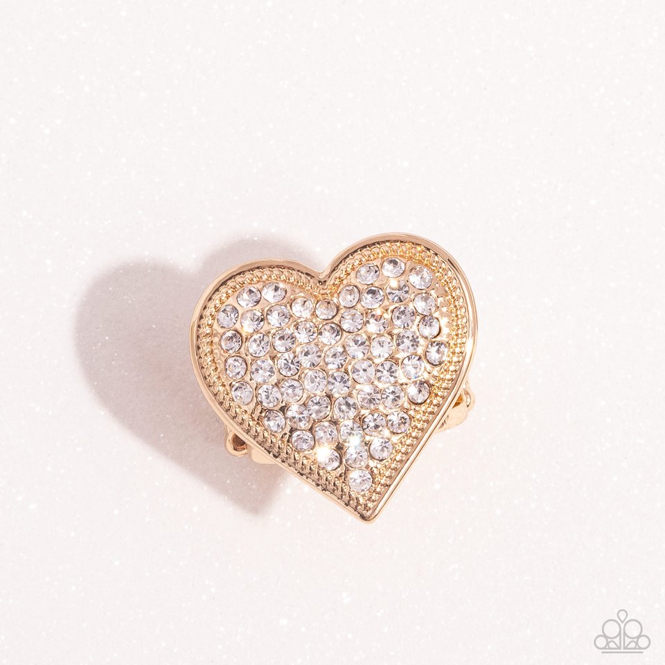 Sweet Serendipity - Gold - Paparazzi Ring Image