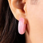 Acrylic Acclaim - Pink - Paparazzi Earring Image