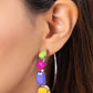 Geometric Gamer - Pink - Paparazzi Earring Image