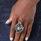 Floral Folklore - Black - Paparazzi Ring Image