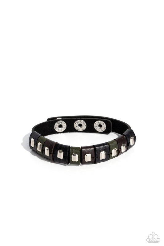 Unabashedly Urban - Black - Paparazzi Bracelet Image
