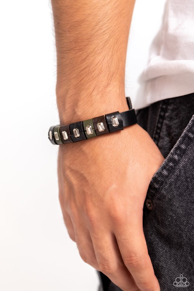 Unabashedly Urban - Black - Paparazzi Bracelet Image