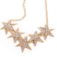 Rockstar Ready - Gold - Paparazzi Necklace Image