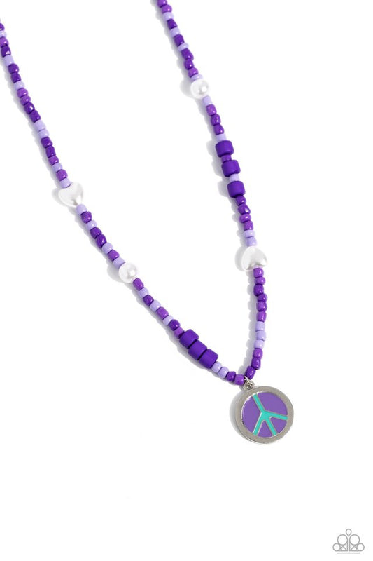 Pearly Possession - Purple - Paparazzi Necklace Image