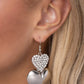 Charming Connection - White - Paparazzi Earring Image