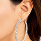 Scintillating Sass - White - Paparazzi Earring Image