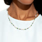 Colorblock Charm - Green - Paparazzi Necklace Image