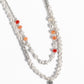 Pearl Pact - Orange - Paparazzi Necklace Image