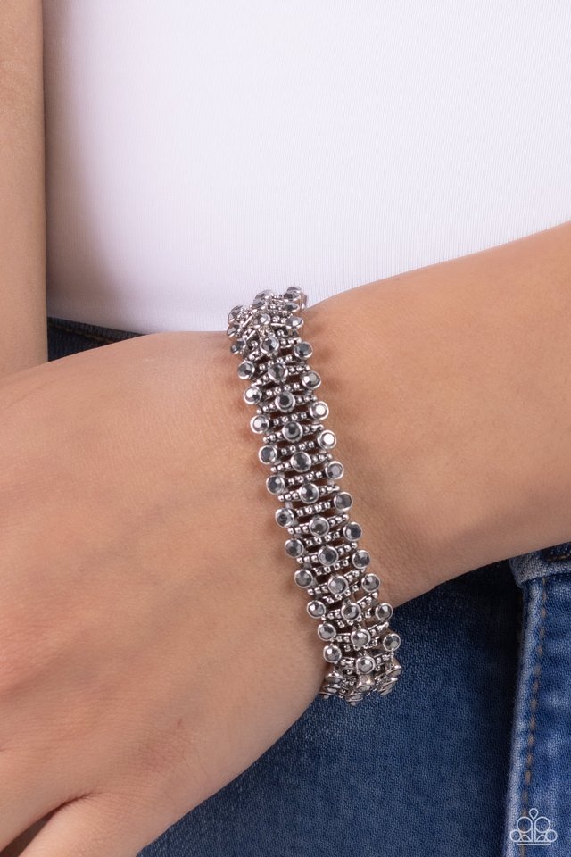 Corporate Confidence - Silver - Paparazzi Bracelet Image