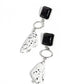 High-End Hallmark - Black - Paparazzi Earring Image