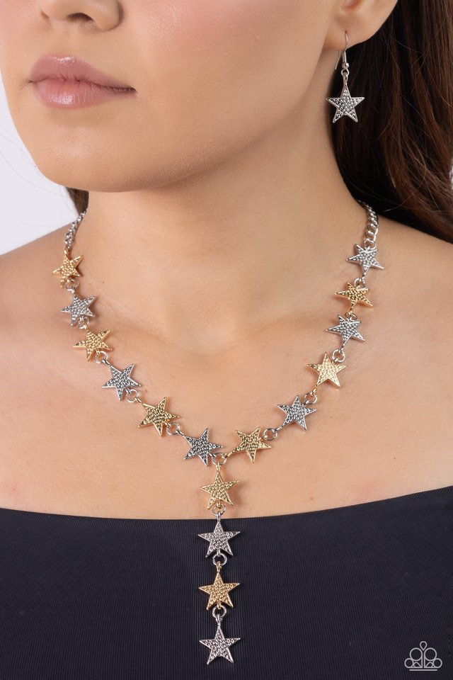 Reach for the Stars - Multi - Paparazzi Necklace Image