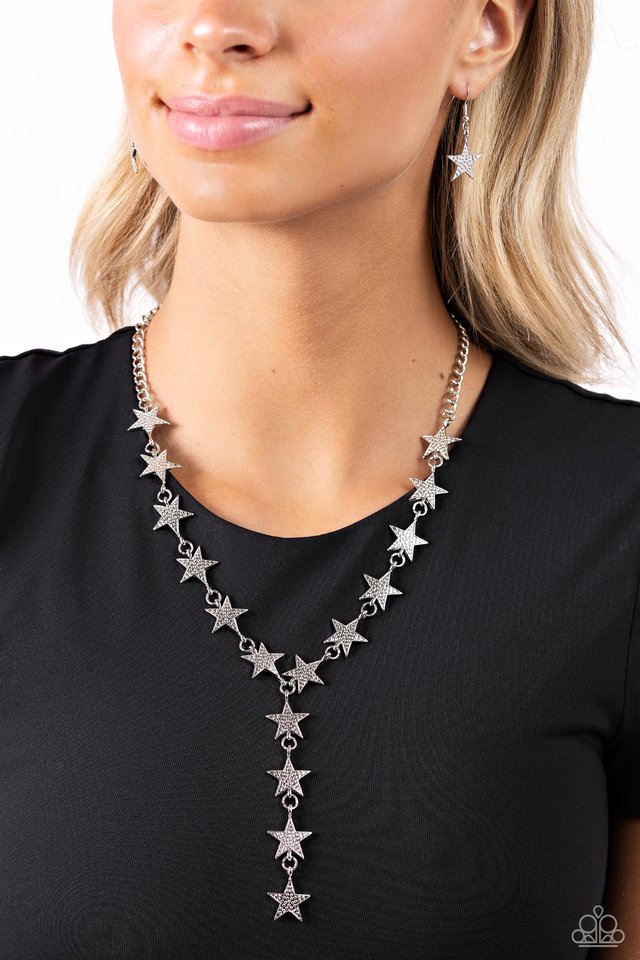 Reach for the Stars - Silver - Paparazzi Necklace Image