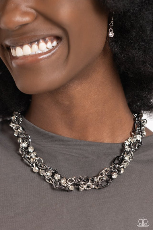 Totally Two-Toned - Silver - Paparazzi Necklace Image