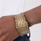 Handcrafted Haute - Brass - Paparazzi Bracelet Image