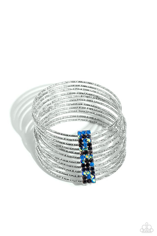Shimmery Silhouette - Multi - Paparazzi Bracelet Image