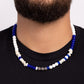 Beaded Bravery - Blue - Paparazzi Necklace Image