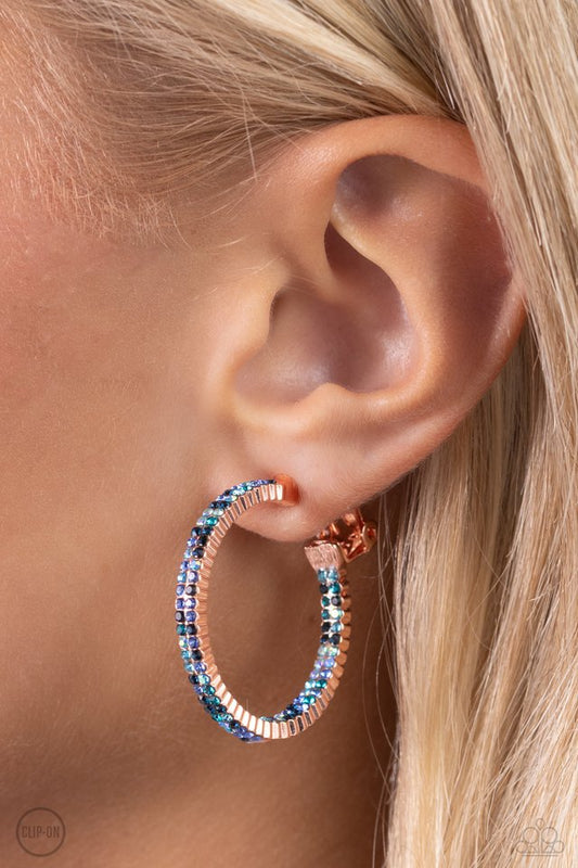 Outstanding Ombré - Copper - Paparazzi Earring Image