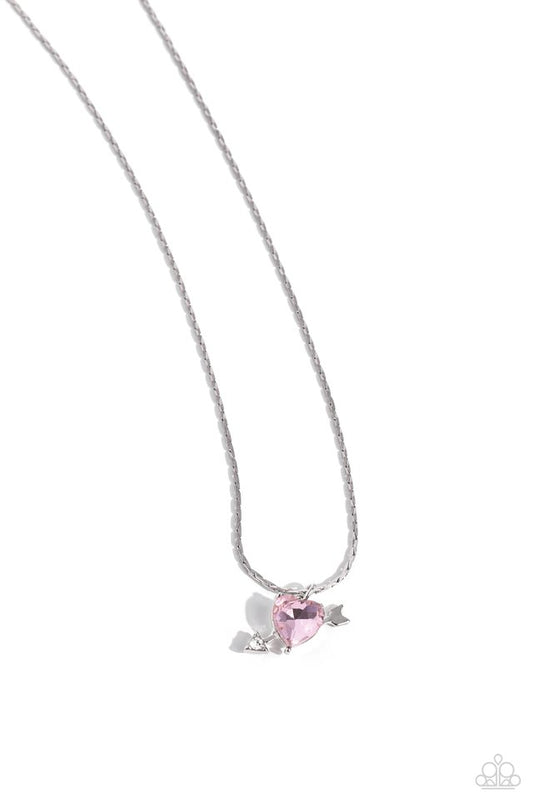 Courting Cupid - Pink - Paparazzi Necklace Image