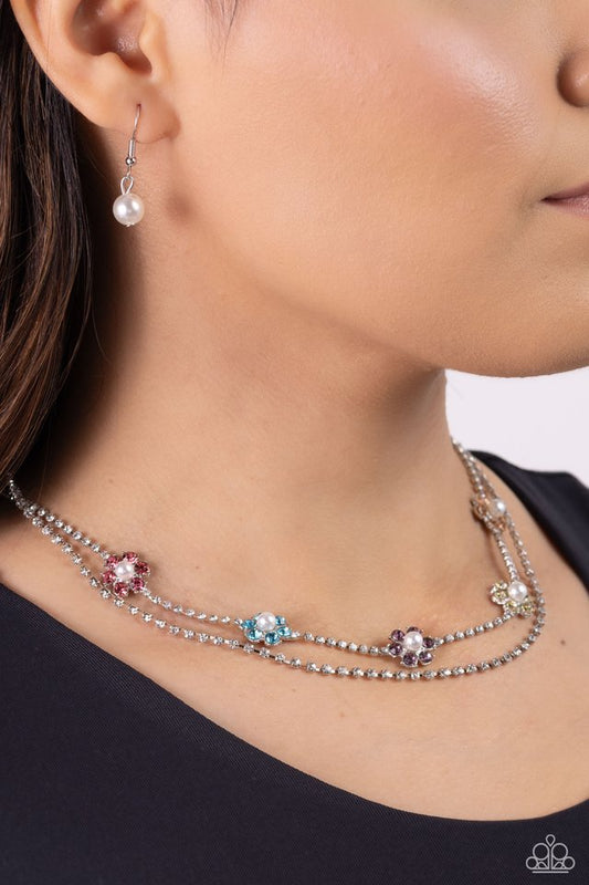 A SQUARE Beauty - Multi - Paparazzi Necklace Image