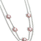 A SQUARE Beauty - Pink - Paparazzi Necklace Image