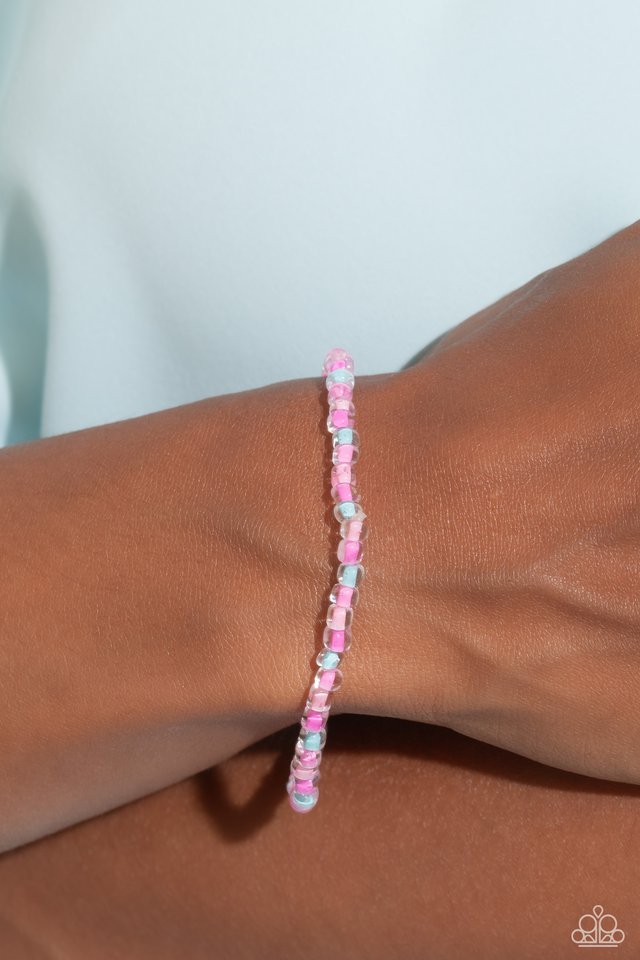 GLASS is in Session - Pink - Paparazzi Bracelet Image