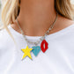 Paparazzi Necklace ~ Scouting Shapes - Multi