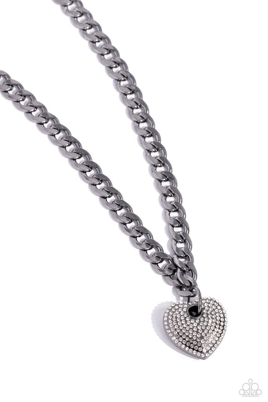 Ardent Affection - Black - Paparazzi Necklace Image