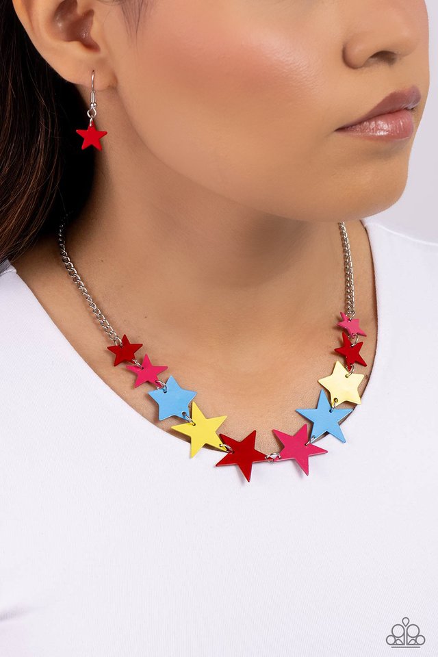 Starstruck Season - Red - Paparazzi Necklace Image