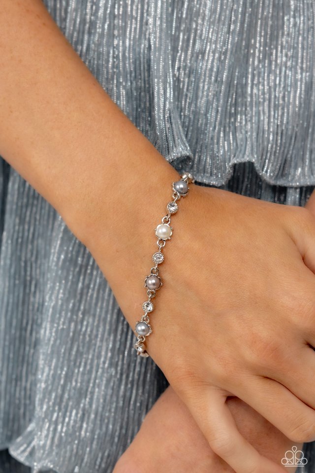 Particularly Pronged - Silver - Paparazzi Bracelet Image