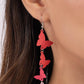 Haphazard Headliner - Red - Paparazzi Earring Image