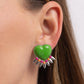 Spring Story - Green - Paparazzi Earring Image