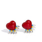 Spring Story - Red - Paparazzi Earring Image