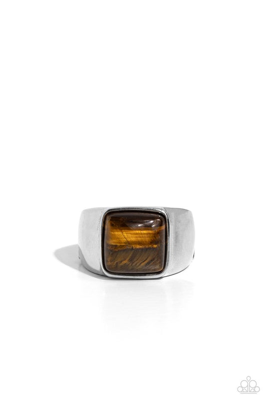 Earthy Envy - Brown - Paparazzi Ring Image