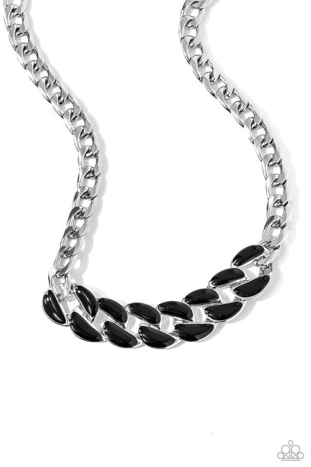 CURB Craze - Black - Paparazzi Necklace Image