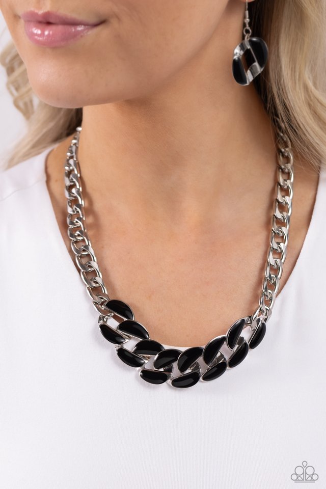 CURB Craze - Black - Paparazzi Necklace Image