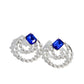 Double Standard - Blue - Paparazzi Earring Image