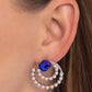 Double Standard - Blue - Paparazzi Earring Image