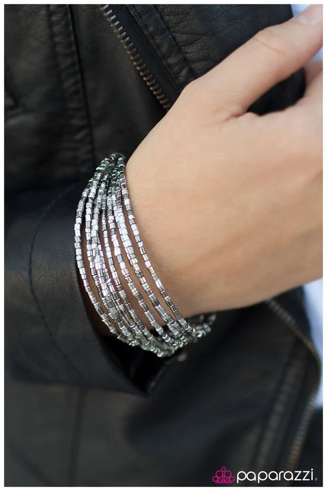 Paparazzi Bracelet ~ Chill Out - Silver