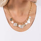 Sophisticated Squared - Gold - Paparazzi Necklace Image