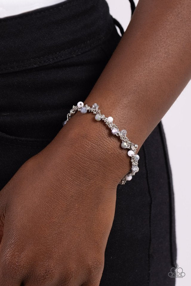 Show-Stopping Sass - Silver - Paparazzi Bracelet Image