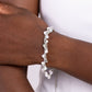 Show-Stopping Sass - White - Paparazzi Bracelet Image