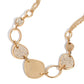 Asymmetrical Attention - Gold - Paparazzi Necklace Image