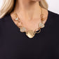 Asymmetrical Attention - Gold - Paparazzi Necklace Image