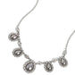 Teardrop Team - Silver - Paparazzi Necklace Image