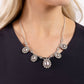 Teardrop Team - Silver - Paparazzi Necklace Image