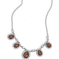 Teardrop Team - Brown - Paparazzi Necklace Image